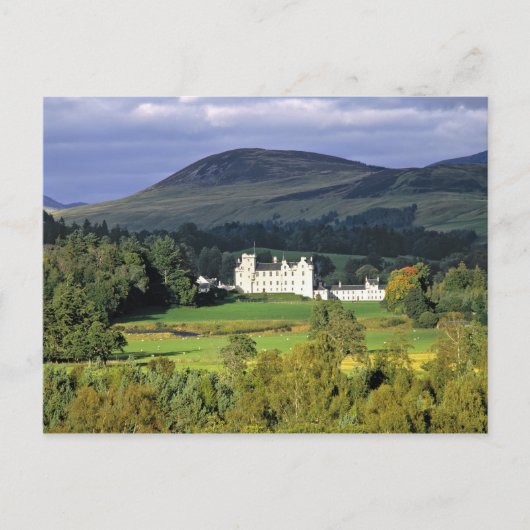 Schotland, Tayside, Blair Castle. In een smarald Briefkaart (Voorkant)