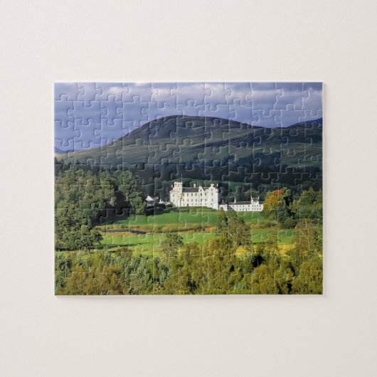 Schotland, Tayside, Blair Castle. In een smarald Legpuzzel (Horizontaal)