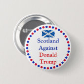 Schotland tegen Donald Trump Button (Voorkant /achterkant)