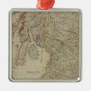 Schotland ten zuiden metalen ornament