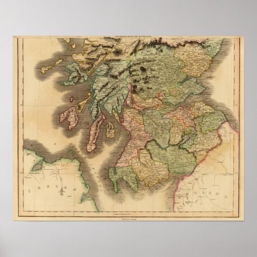 Schotland ten zuiden poster (Voorkant)