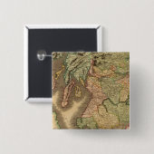 Schotland ten zuiden vierkante button 5,1 cm (Voorkant /achterkant)