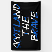 Schotland: The Brave op de Schotse vlag Spandoek (Verticaal)