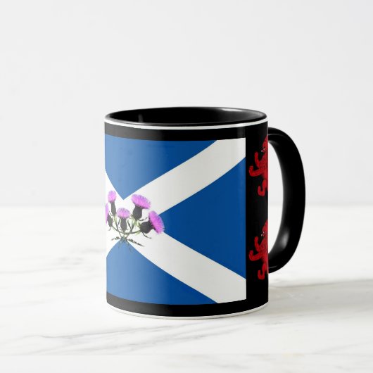 Schotland, Thistle, St. Andrews, Rampant lion Mok (Voorkant rechts)