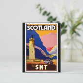  Schotland Travel Poster Briefkaart (Staand voorkant)