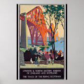 Schotland Travel Poster, Forth Bridge, Poster (Voorkant)