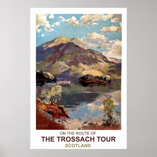 Schotland, Trossach tour Poster (Voorkant)