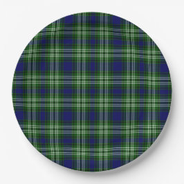 Schotland Tweedside District Tartan Papieren Bordje