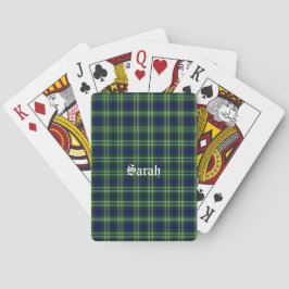 Schotland Tweedside District Tartan Persoonlijk Pokerkaarten