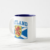Schotland Tweekleurige Koffiemok (Voorkant links)