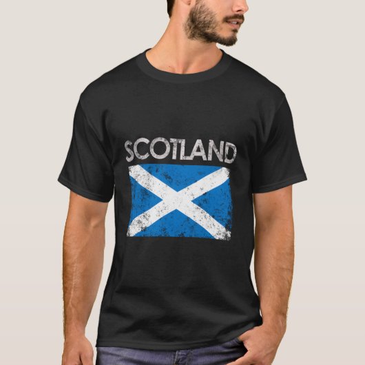 Schotland UK Scottish Flag Pride T-shirt (Voorkant)