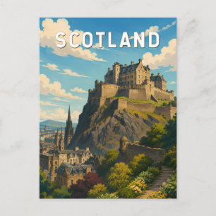 Schotland Verenigd Koninkrijk Illustratie Reizen K Briefkaart