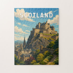 Schotland Verenigd Koninkrijk Illustratie Reizen K Legpuzzel