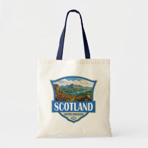 Schotland Verenigd Koninkrijk Illustratie Retro Ba Tote Bag
