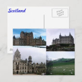 Schotland (vier afbeeldingen) briefkaart (Voorkant / Achterkant)