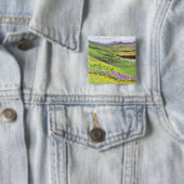 Schotland Vierkante Button 5,1 Cm (In situ)