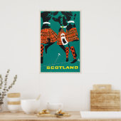 Schotland Vintage Reisposter Print  British (Keuken)