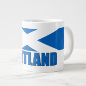 Schotland Vlag Grote Koffiekop (Voorkant rechts)