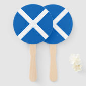 Schotland Vlag Handwaaier (Voorkant en achterkant)