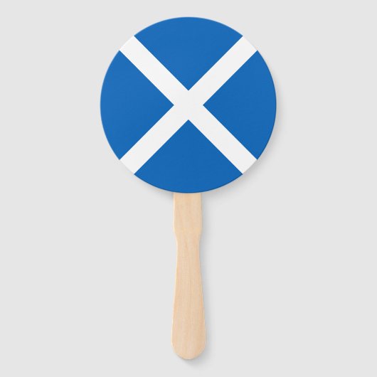 Schotland Vlag Handwaaier (Voorkant)
