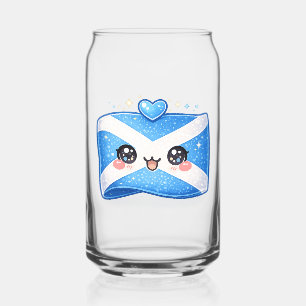 Schotland Vlag Kawaii Glas Tumbler
