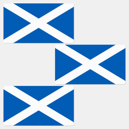 Schotland Vlag Labels (Groep)