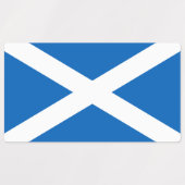 Schotland Vlag Labels (Design 1)
