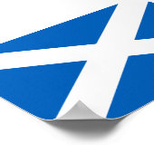 Schotland Vlag Poster (Hoek)