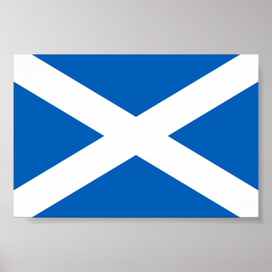 Schotland Vlag Poster (Voorkant)