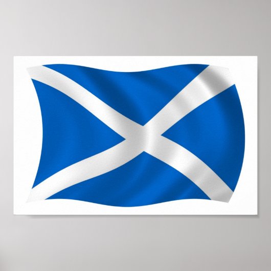 Schotland Vlag Poster Print (Voorkant)