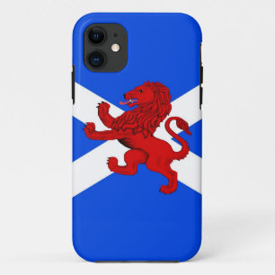 Schotland vlag, Schotse klimmende leeuw iPhone 11 Hoesje