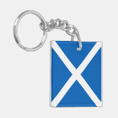 Schotland Vlag Sleutelhanger (Voorkant Links)