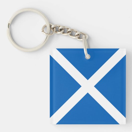 Schotland Vlag Sleutelhanger (Voorkant)
