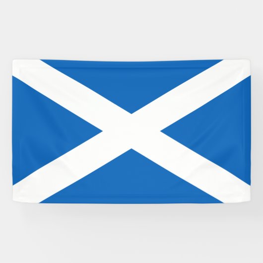 Schotland Vlag Spandoek (Horizontaal)