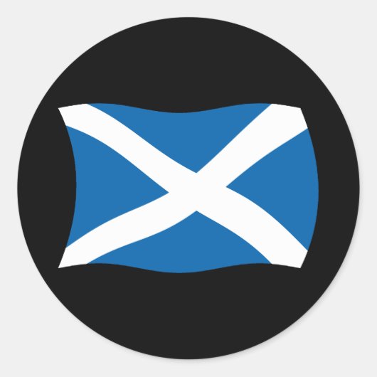 Schotland Vlag Sticker (Voorkant)