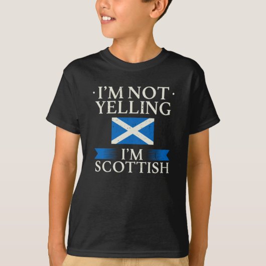 Schotland vlag t-shirt (Voorkant)
