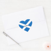 Schotland - vlag van Schotland Hart Sticker (Envelop)