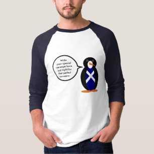 Schotland Vlag Wilde Dieren Pinguïn Persoonlijk Ca T-shirt