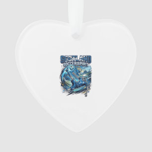 Schotland Voetbal Geest Skelet Aanvaller Naties Pr Ornament