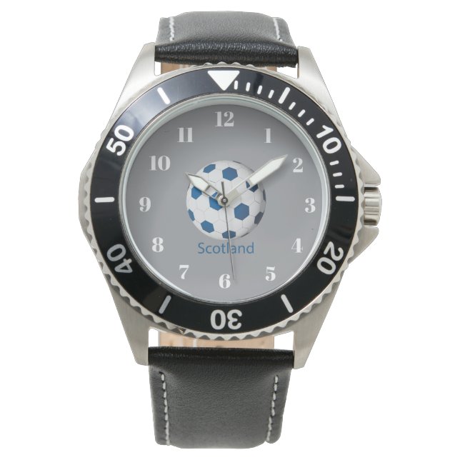 Schotland Voetbal Horloge (Voorkant)