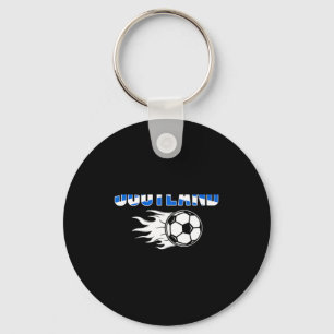 Schotland Voetbalfans Jersey Schotse Vlag Voetbal  Sleutelhanger