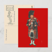  Schotland, volg de Bagpipes Briefkaart (Voorkant / Achterkant)