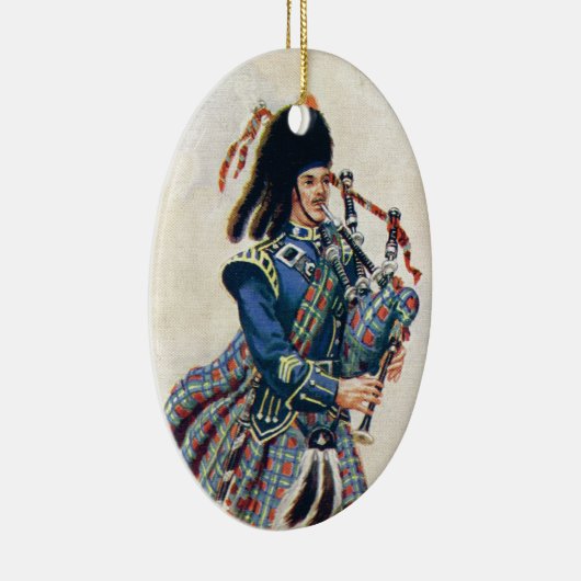  Schotland, volg de Bagpipes Keramisch Ornament (Rechts)