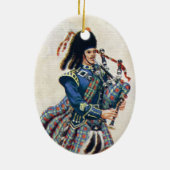  Schotland, volg de Bagpipes Keramisch Ornament (Achterkant)