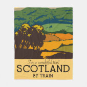 Schotland "Voor een prachtige reis!" Fleece Deken (Voorkant)