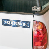 Schotland Waving Flag Bumpersticker (Op Truck)