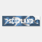 Schotland Waving Flag Bumpersticker (Voorkant)
