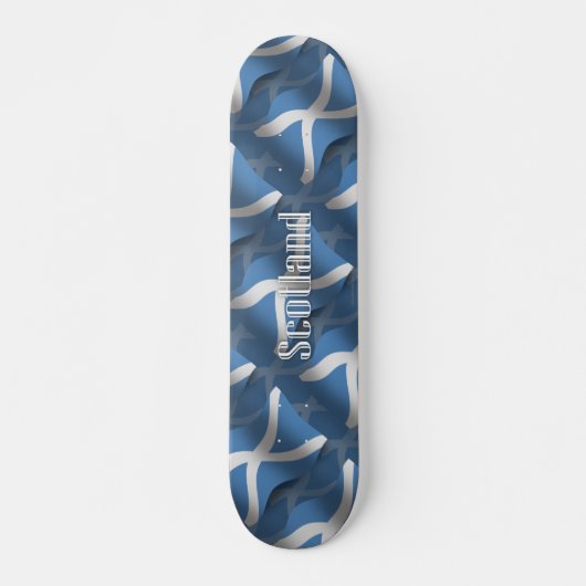 Schotland Waving Flag Skateboard (Voorkant)
