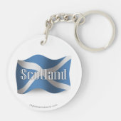Schotland Waving Flag Sleutelhanger (Achterkant)