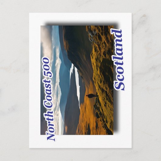 schotland wegreisgebied briefkaart (Voorkant)